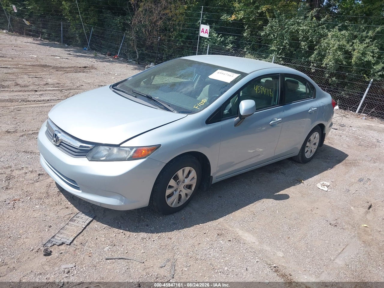 2012 HONDA CIVIC LX · 2/11