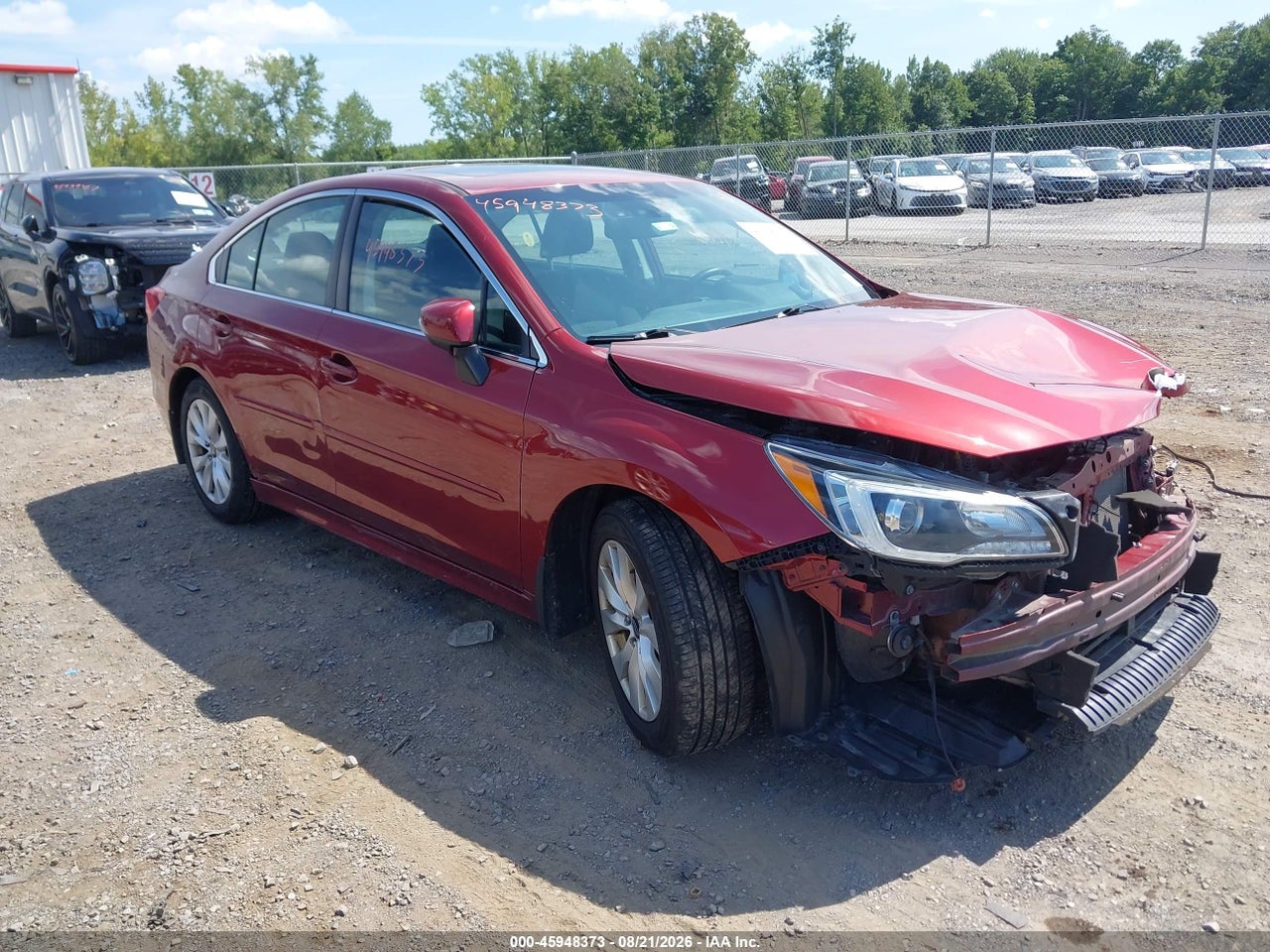 4S3BNAH65G3****** · 2016 SUBARU LEGACY 2.5I PREMIUM