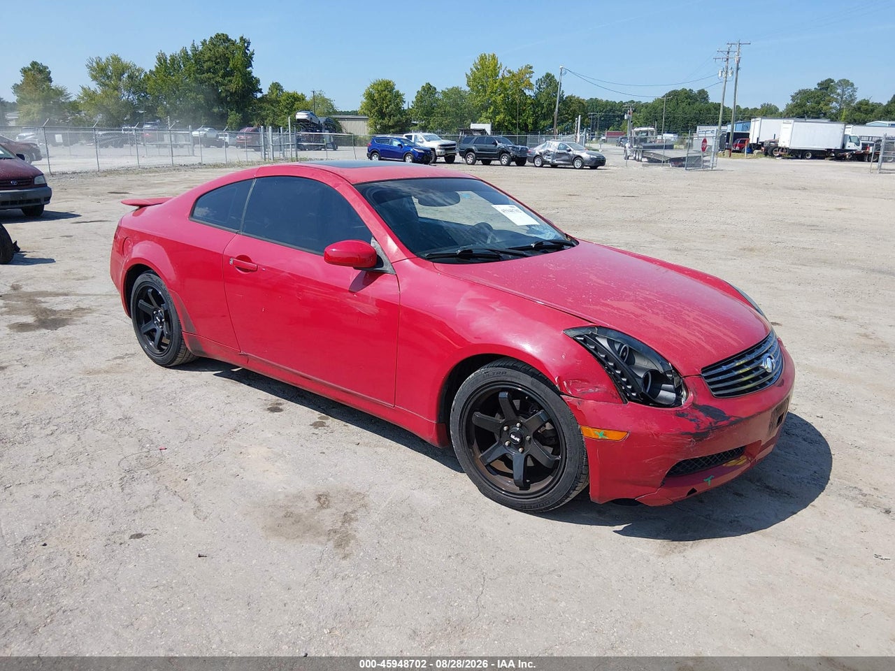 JNKCV54E93M****** · 2003 INFINITI G35 BASE W/LEATHER