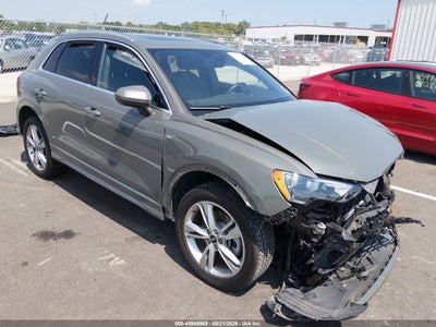 WA1DECF34M1****** · 2021 AUDI Q3 PREMIUM 45 TFSI S LINE QUATTRO TIPTRONIC