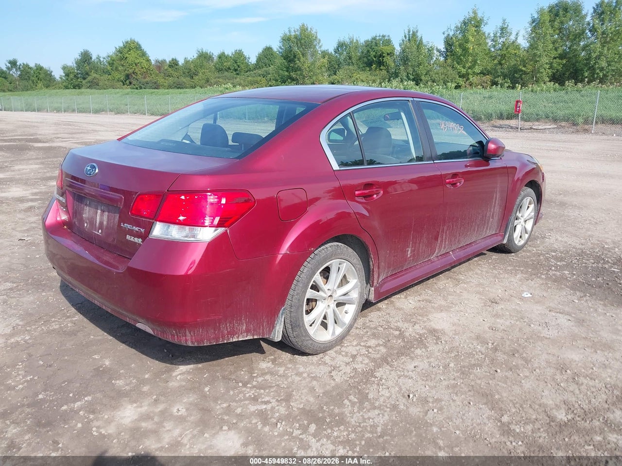 2013 SUBARU LEGACY 2.5I PREMIUM · 4/11