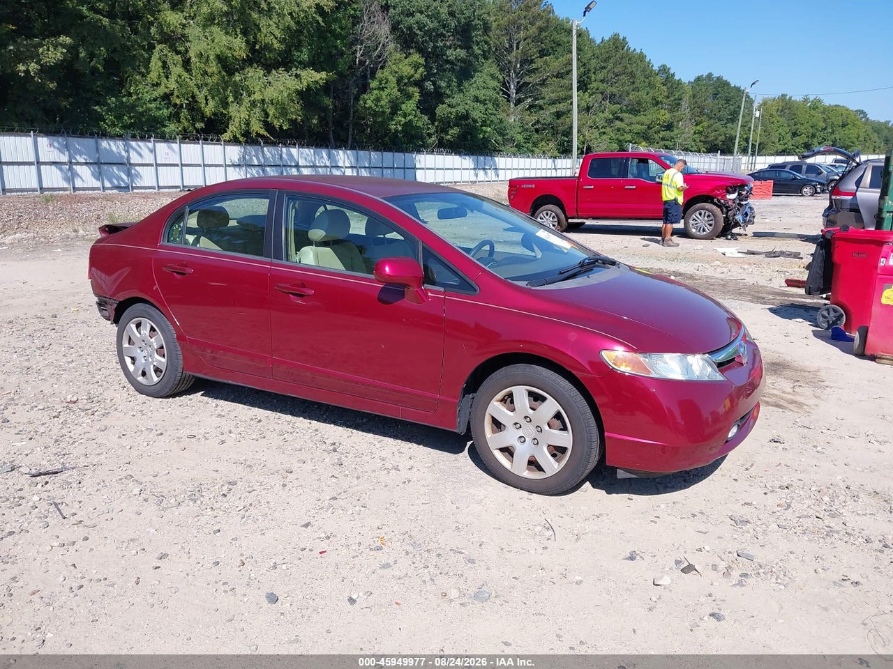 1HGFA16567L****** · 2007 HONDA CIVIC LX