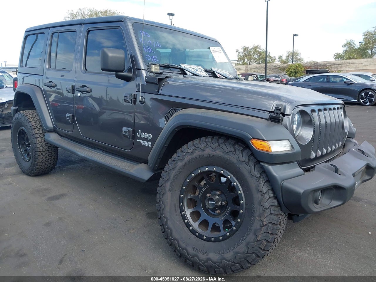 2018 JEEP WRANGLER UNLIMITED SPORT 4X4
