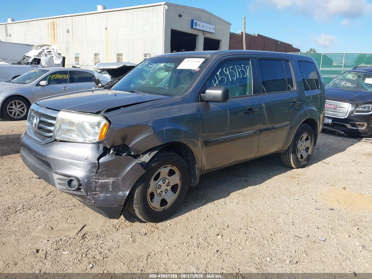 2012 HONDA PILOT LX · 2/11