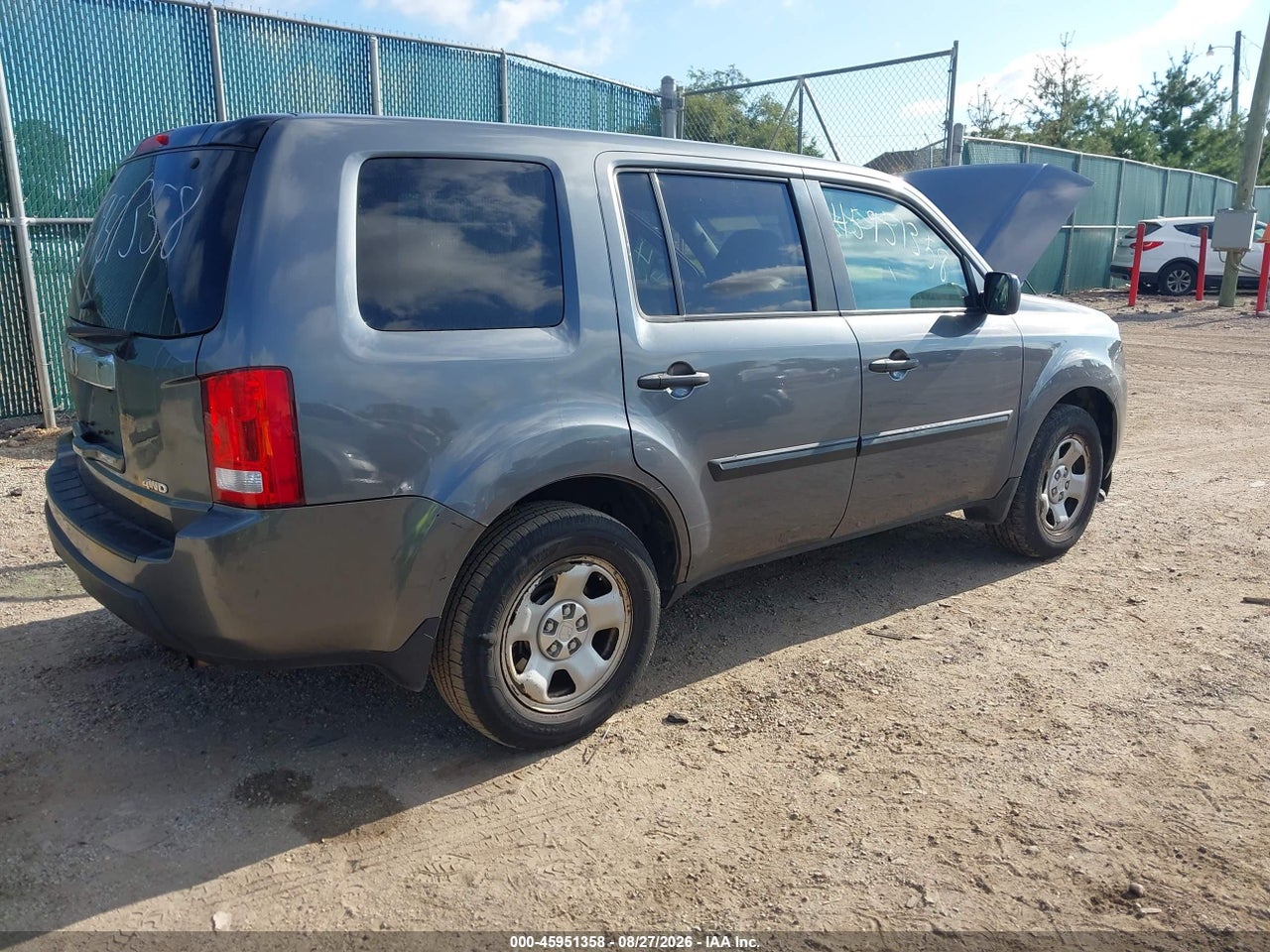 2012 HONDA PILOT LX · 4/11