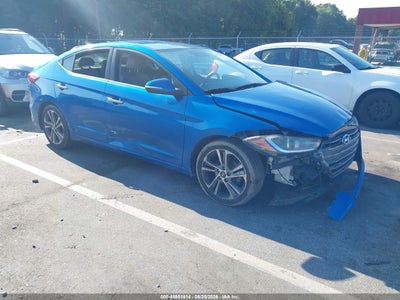 5NPD84LF4HH****** · 2017 HYUNDAI ELANTRA LIMITED
