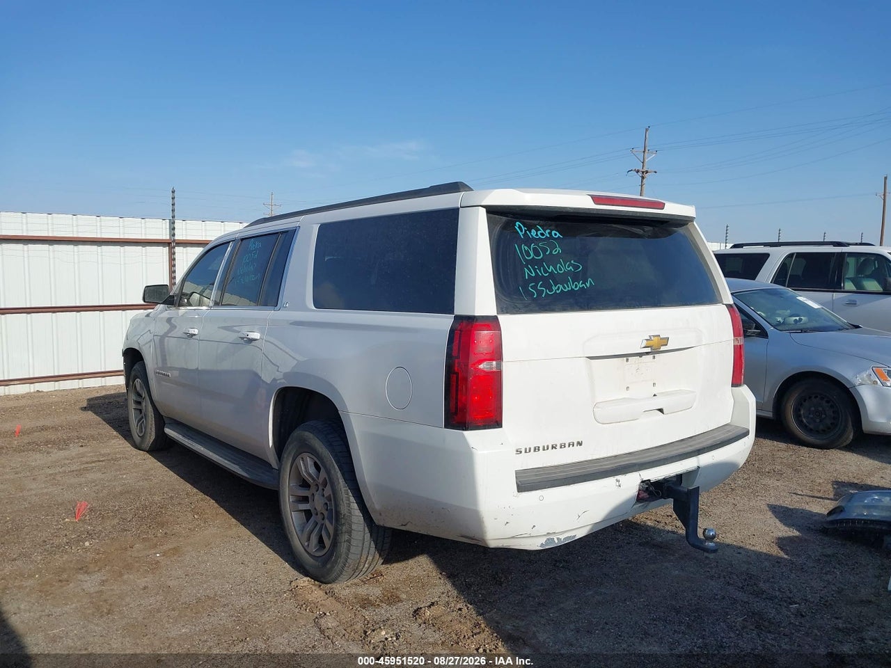 2015 CHEVROLET SUBURBAN LT · 3/11