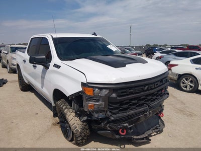 2024 CHEVROLET SILVERADO 1500 4WD SHORT BED CUSTOM TRAIL BOSS