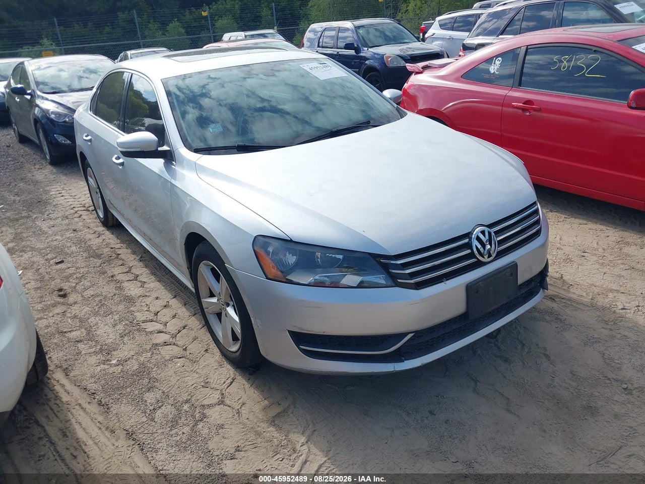 1VWBP7A31DC****** · 2013 VOLKSWAGEN PASSAT 2.5L SE