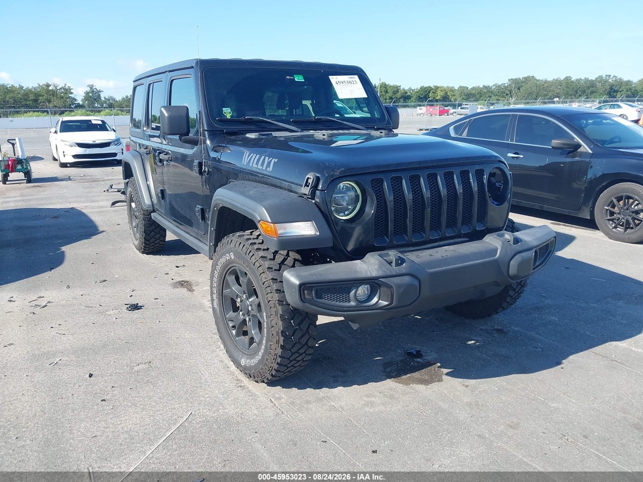 1C4HJXDN1MW****** · 2021 JEEP WRANGLER UNLIMITED WILLYS 4X4