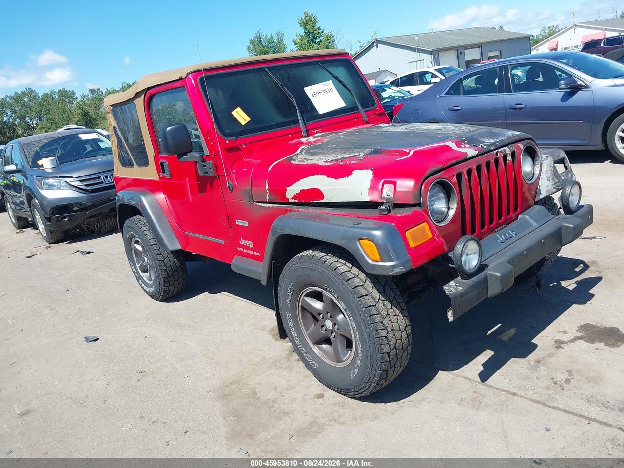 1J4FA39S64P****** · 2004 JEEP WRANGLER X