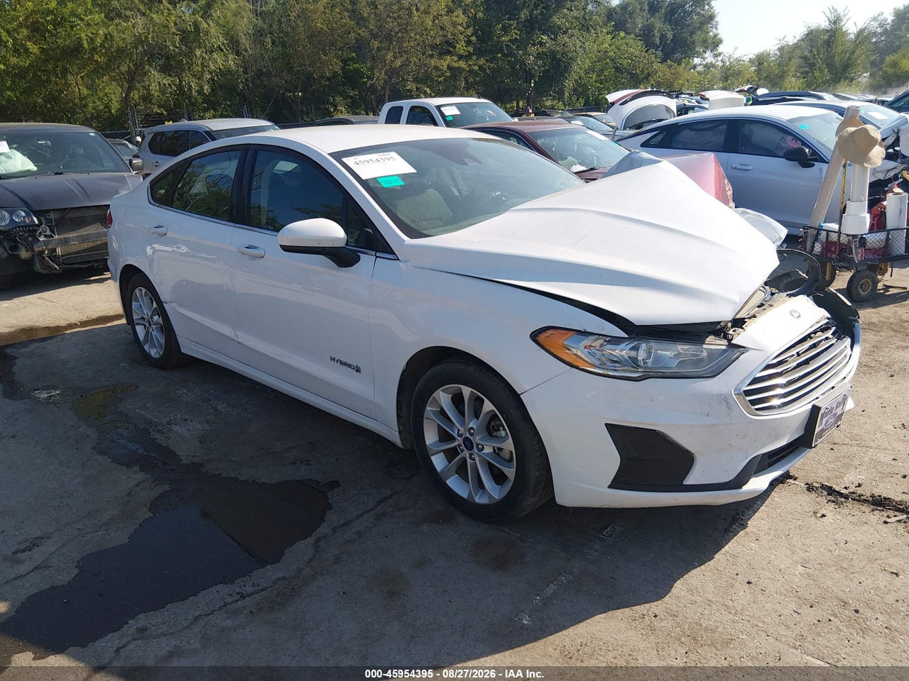 3FA6P0LU9KR****** · 2019 FORD FUSION HYBRID SE