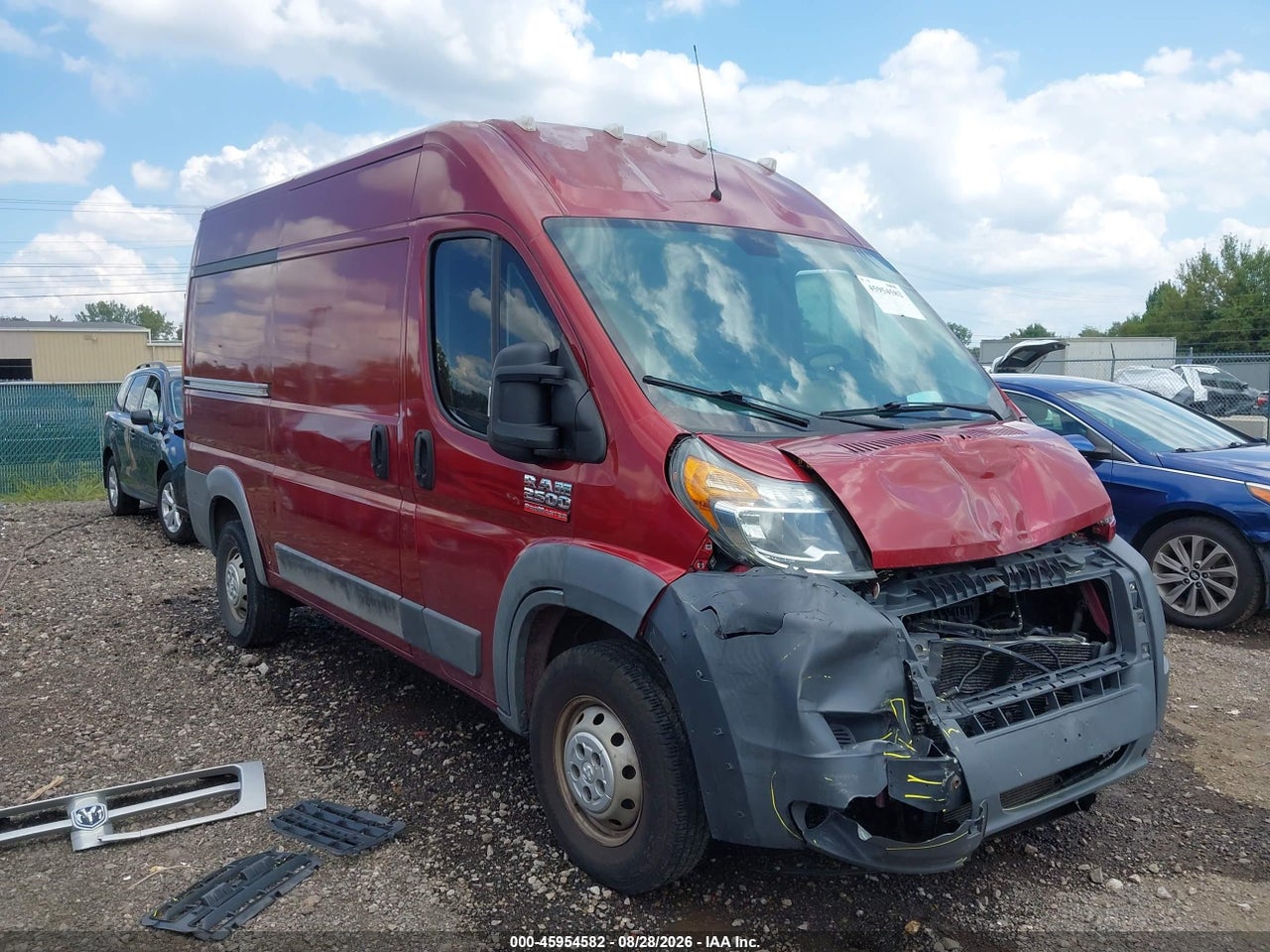 2016 RAM PROMASTER 2500 HIGH ROOF