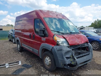 3C6TRVCG6GE****** · 2016 RAM PROMASTER 2500 HIGH ROOF