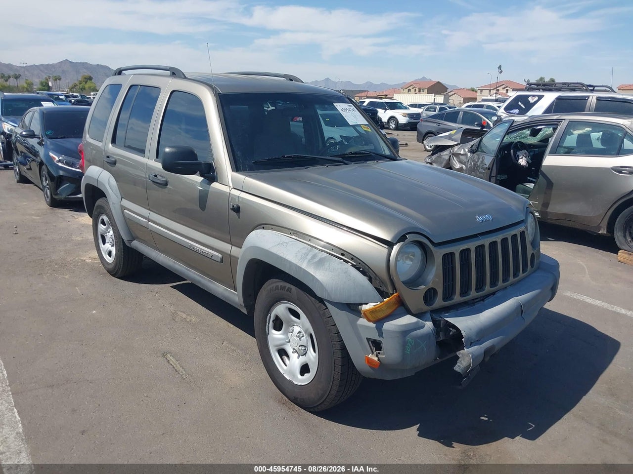 1J4GL48KX5W****** · 2005 JEEP LIBERTY SPORT