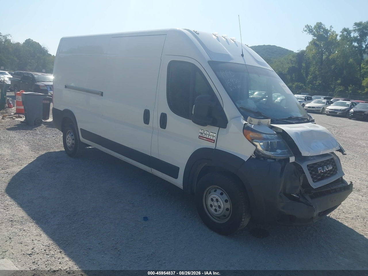 3C6TRVDG1LE****** · 2020 RAM PROMASTER 2500 HIGH ROOF 159 WB