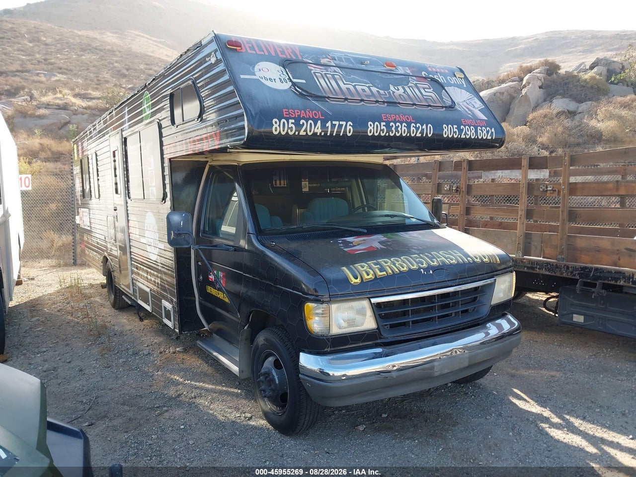 1992 FORD ECONOLINE E350 CUTAWAY VAN