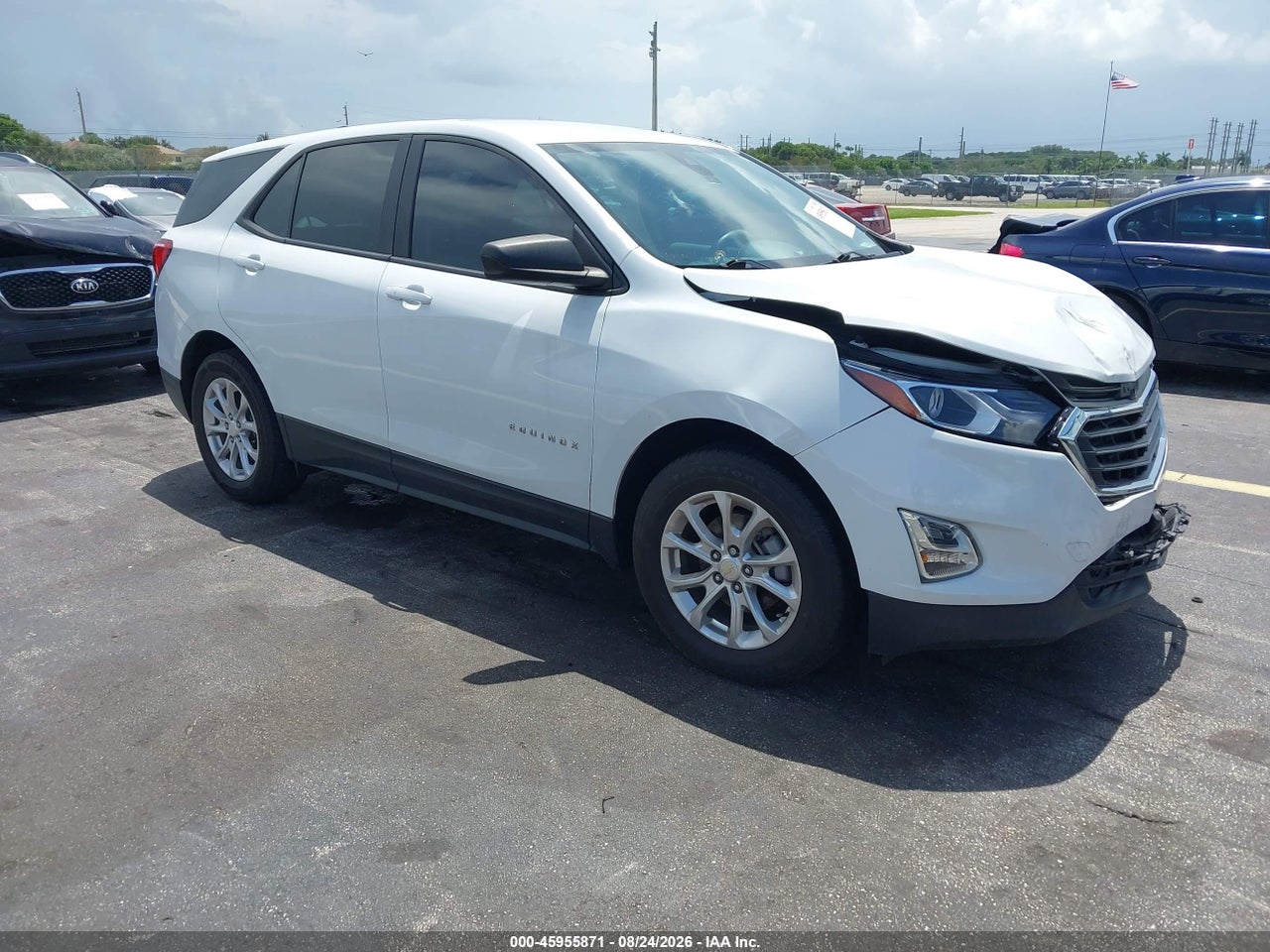 3GNAXHEV3MS****** · 2021 CHEVROLET EQUINOX FWD LS