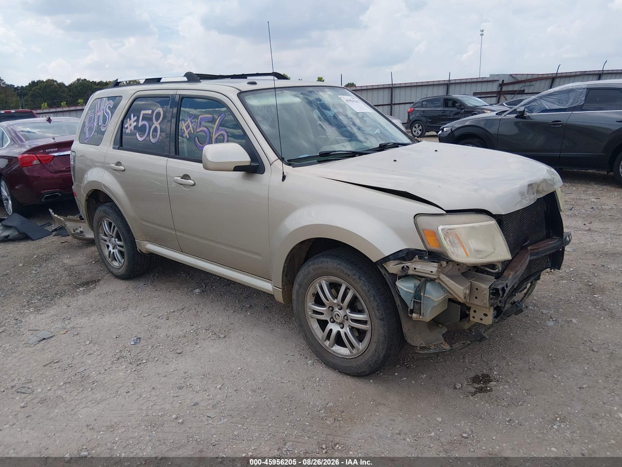 4M2CN8HG4AK****** · 2010 MERCURY MARINER PREMIER