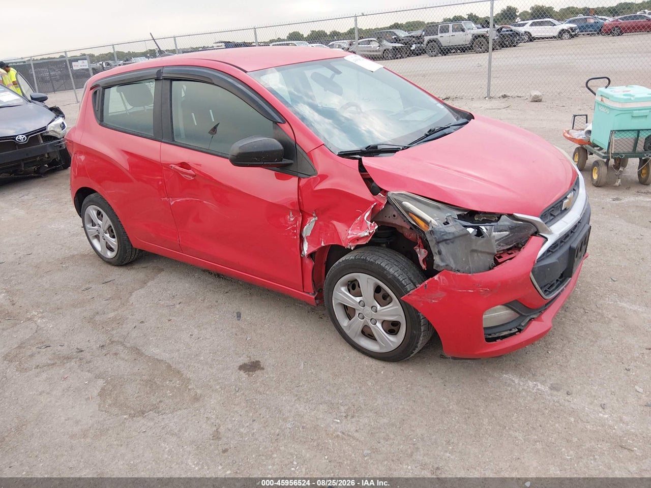 KL8CB6SA6MC****** · 2021 CHEVROLET SPARK FWD LS AUTOMATIC