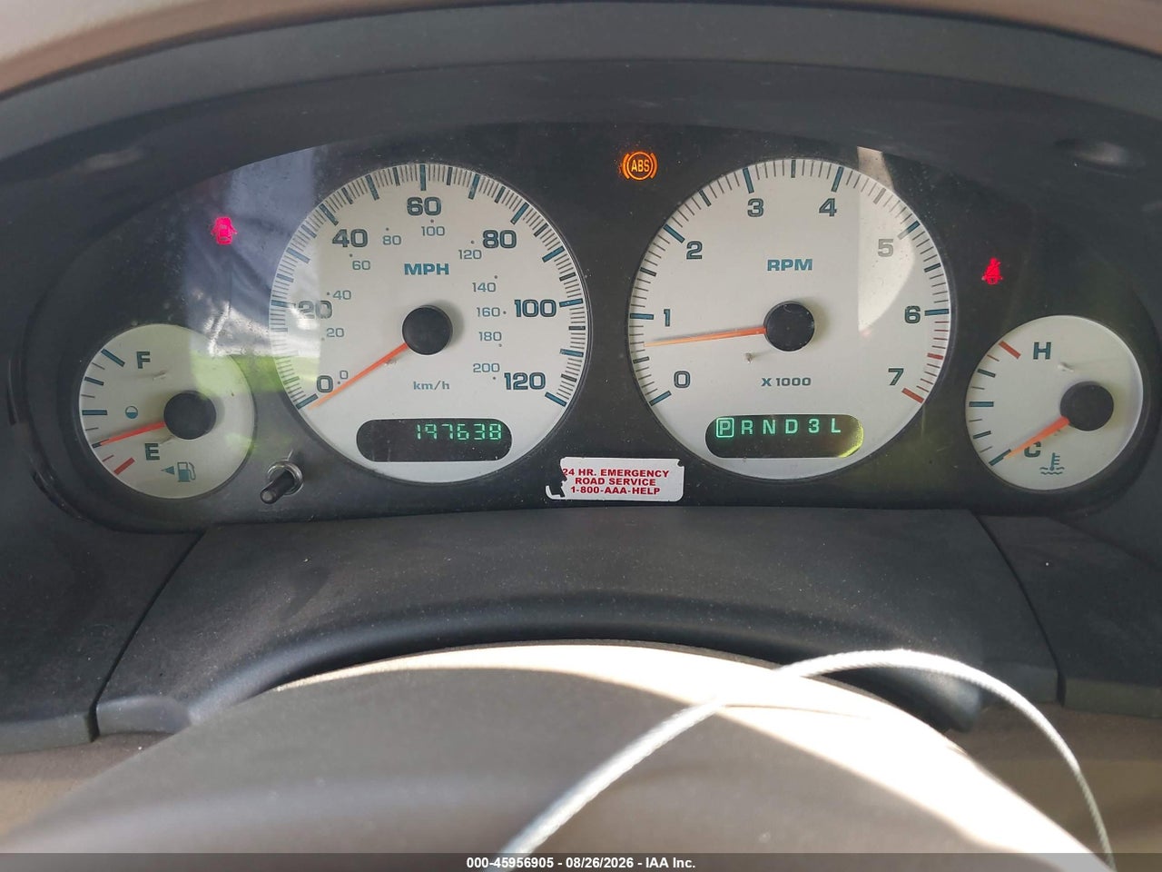 2001 DODGE GRAND CARAVAN SPORT · 7/11