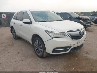 5FRYD3H46GB****** · 2016 ACURA MDX TECHNOLOGY   ACURAWATCH PLUS PACKAGES/TECHNOLOGY PACKAGE