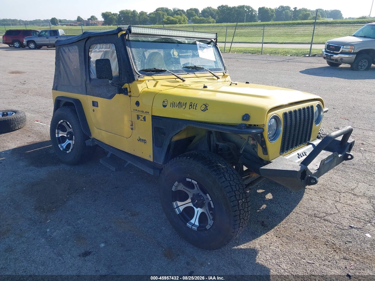 1J4FA39S02P****** · 2002 JEEP WRANGLER X