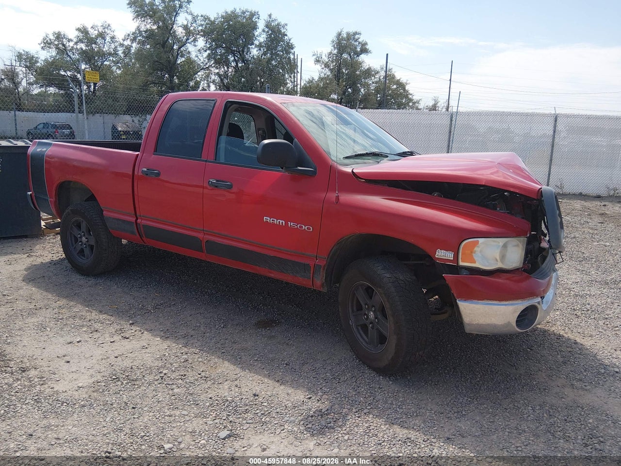 1D7HU18N53S****** · 2003 DODGE RAM 1500 SLT/LARAMIE/ST