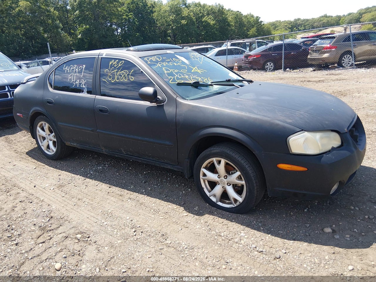 JN1CA31A4YT****** · 2000 NISSAN MAXIMA GLE/GXE/SE