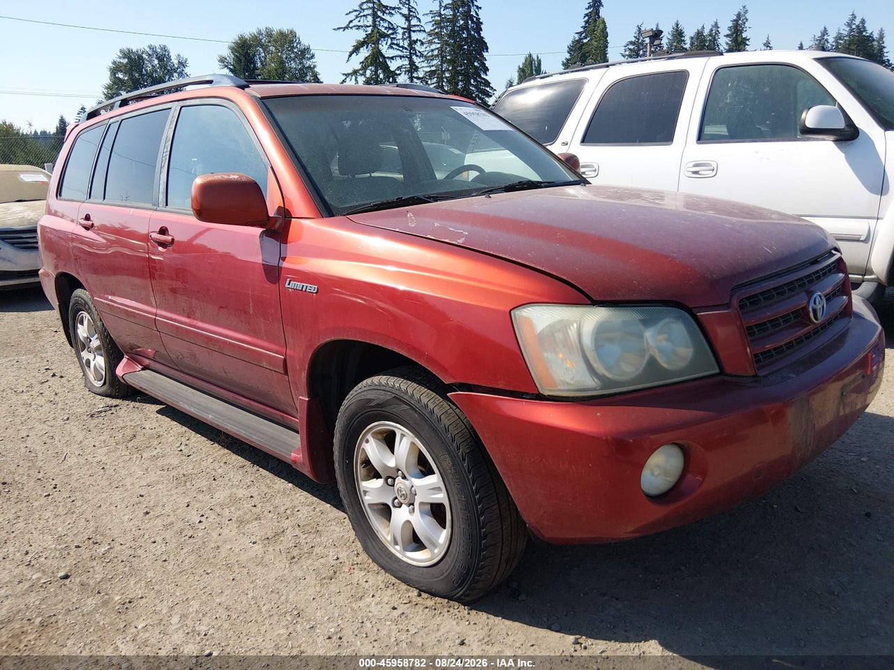 2003 TOYOTA HIGHLANDER LIMITED V6