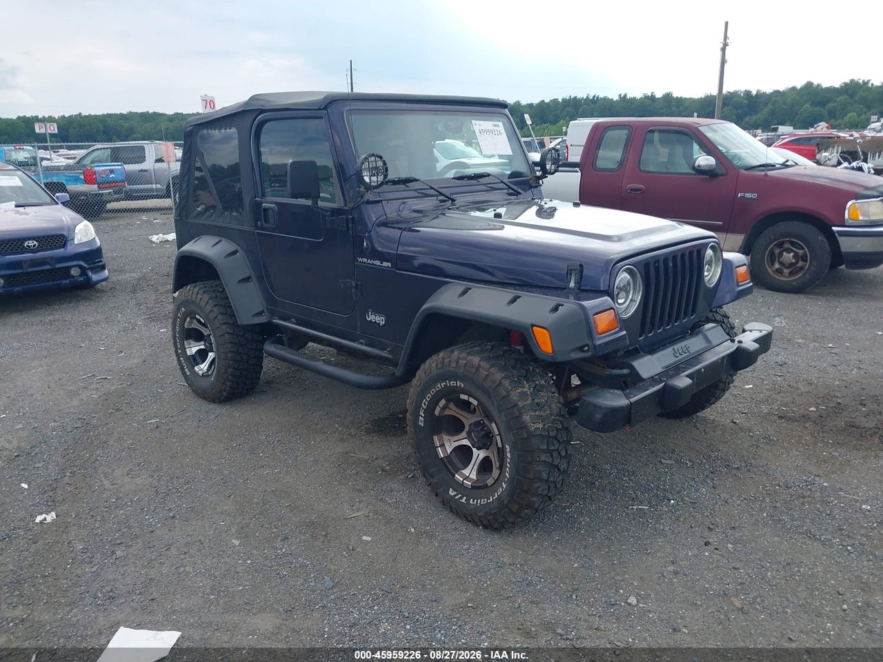 1998 JEEP WRANGLER SE