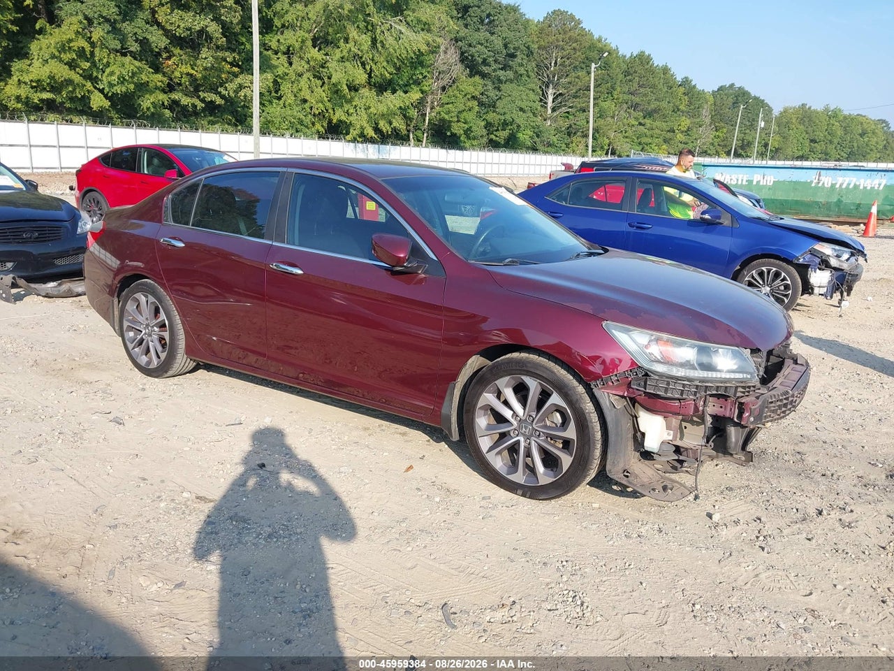 1HGCR2F53DA****** · 2013 HONDA ACCORD SPORT