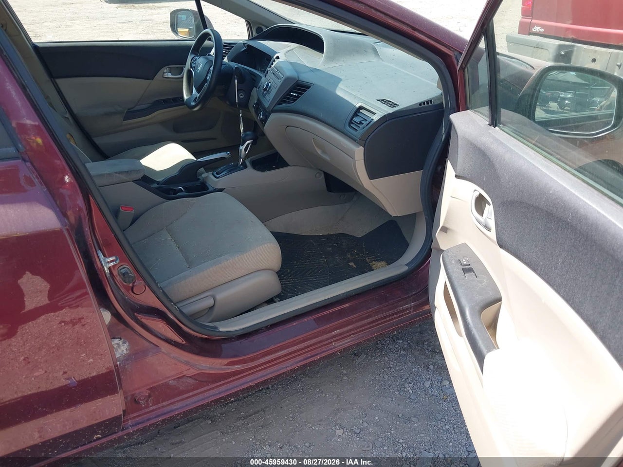 2012 HONDA CIVIC EX · 5/11
