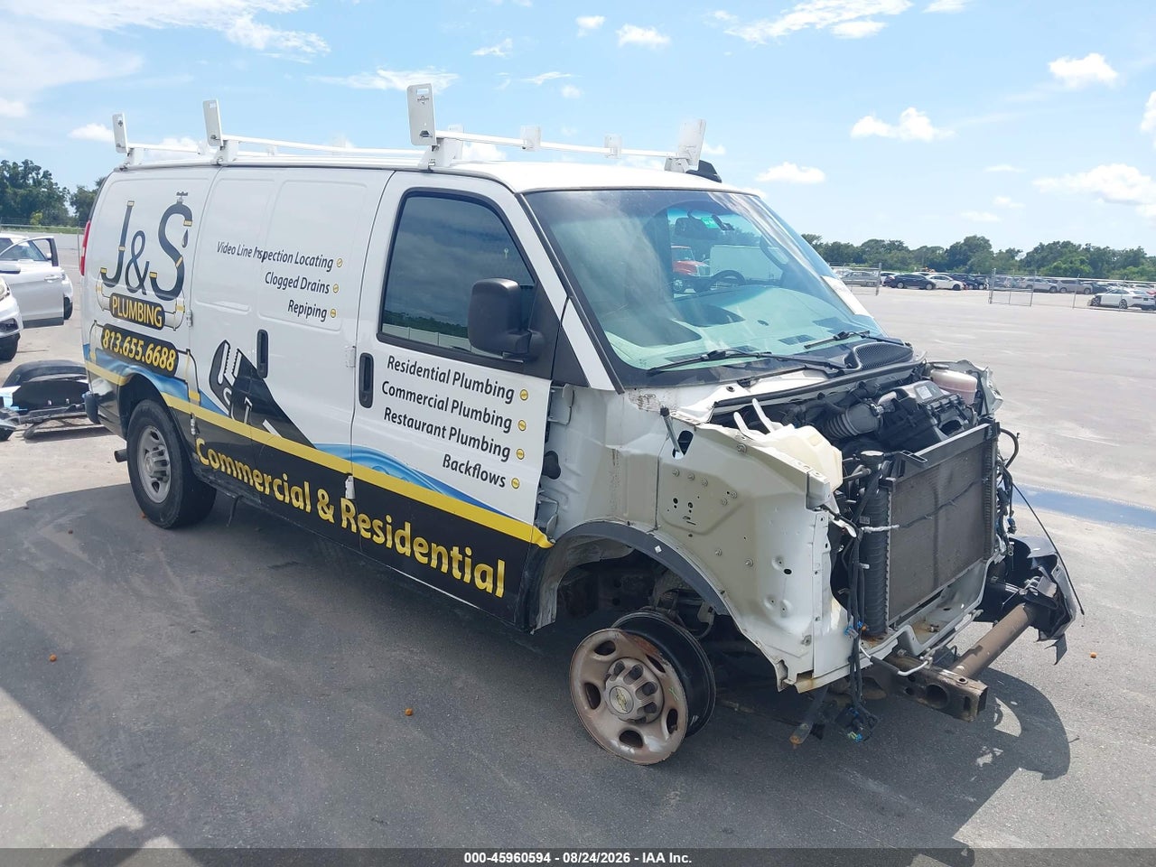 1GCWGAFP5P1****** · 2023 CHEVROLET EXPRESS CARGO RWD 2500 REGULAR WHEELBASE WT