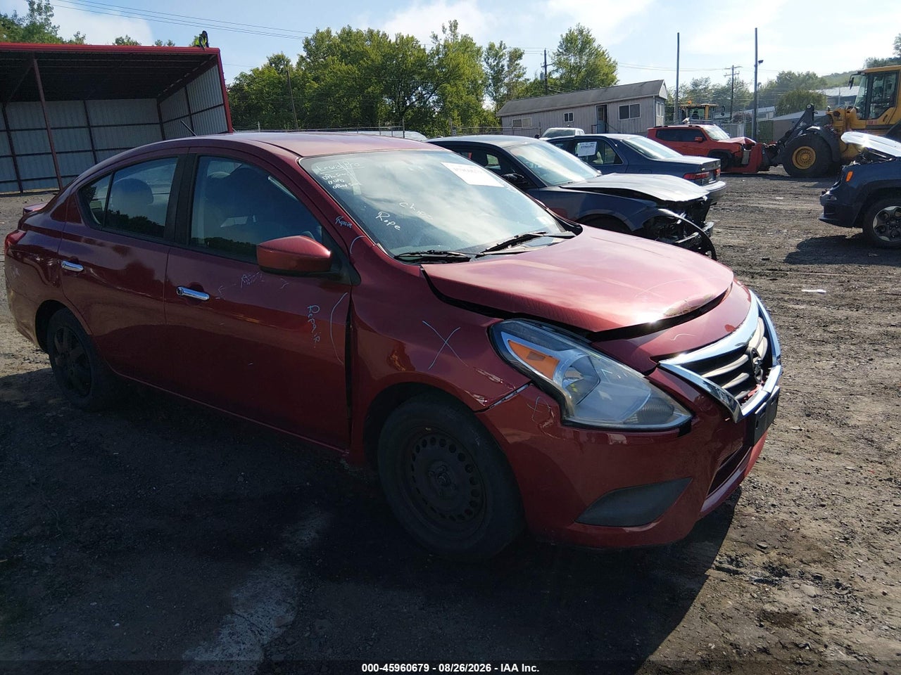 3N1CN7AP0HK****** · 2017 NISSAN VERSA 1.6 SV