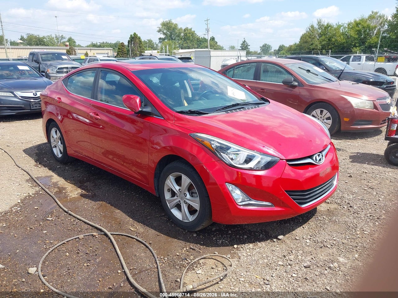 KMHDH4AEXGU****** · 2016 HYUNDAI ELANTRA VALUE EDITION