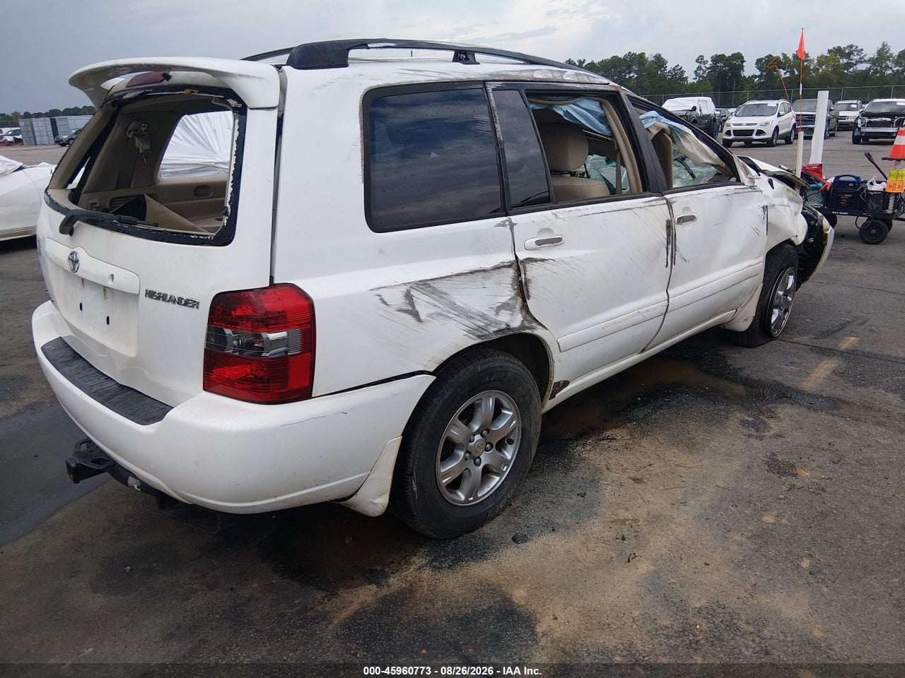 2007 TOYOTA HIGHLANDER 3RD ROW · 4/11