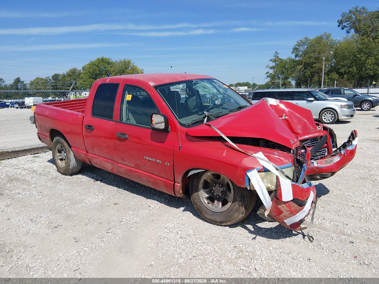 1D7HA18N93S****** · 2003 DODGE RAM 1500 SLT/LARAMIE/ST