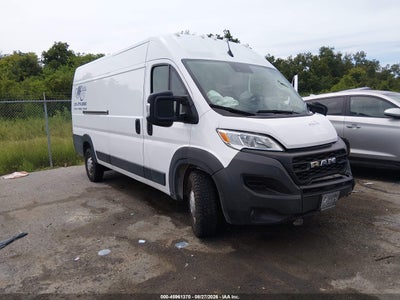 3C6MRVJG3PE****** · 2023 RAM PROMASTER 3500 CARGO VAN HIGH ROOF 159 WB EXT