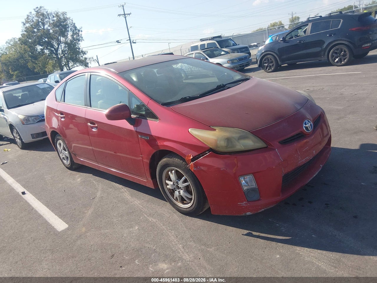 JTDKN3DU8B0****** · 2011 TOYOTA PRIUS TWO