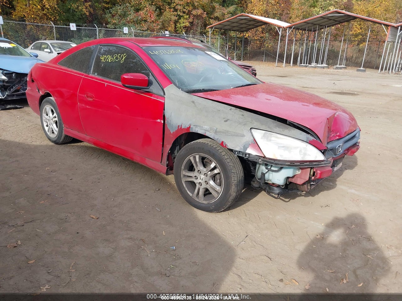 1HGCM72377A****** · 2007 HONDA ACCORD 2.4 LX