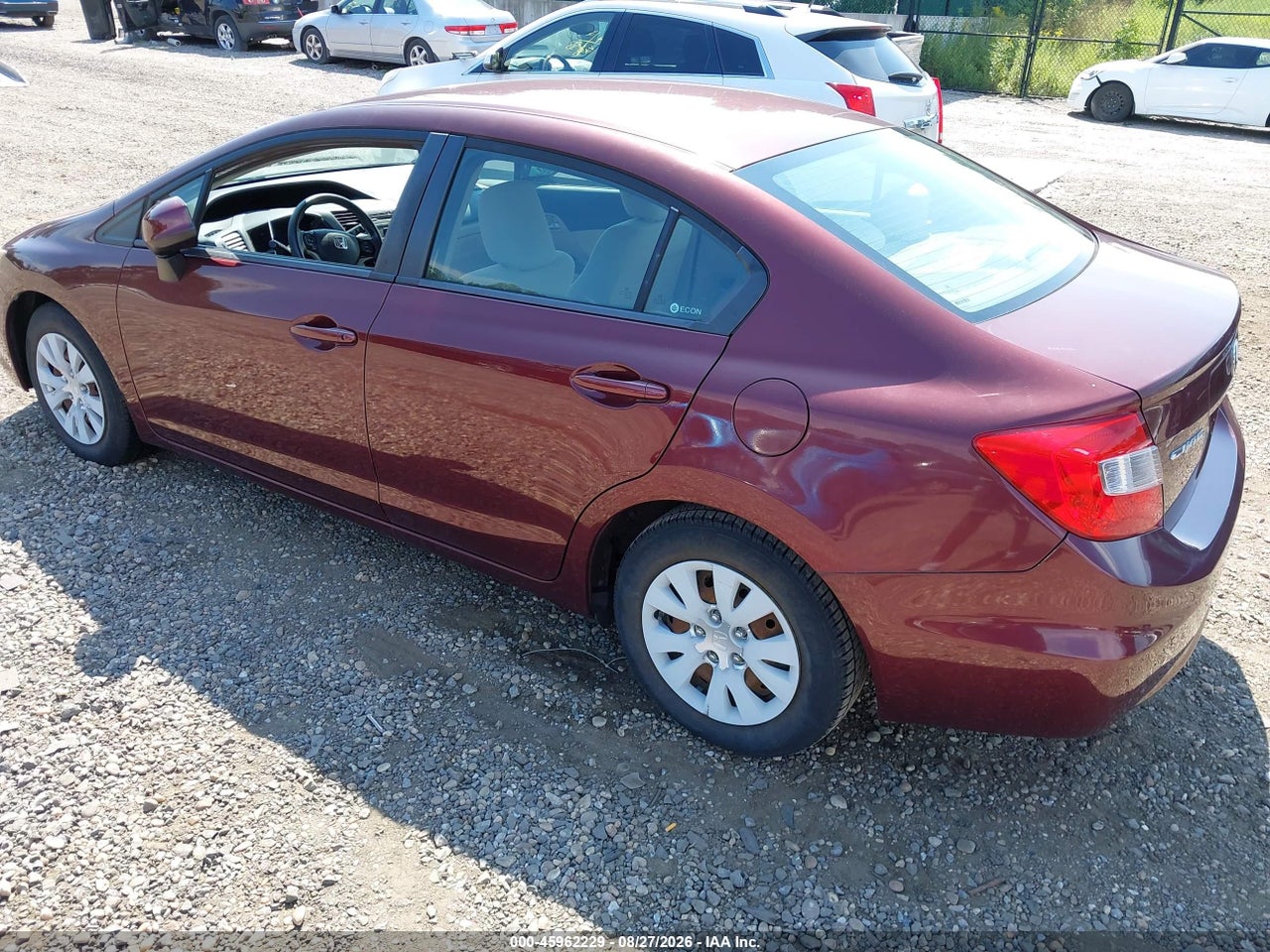 2012 HONDA CIVIC LX · 3/11