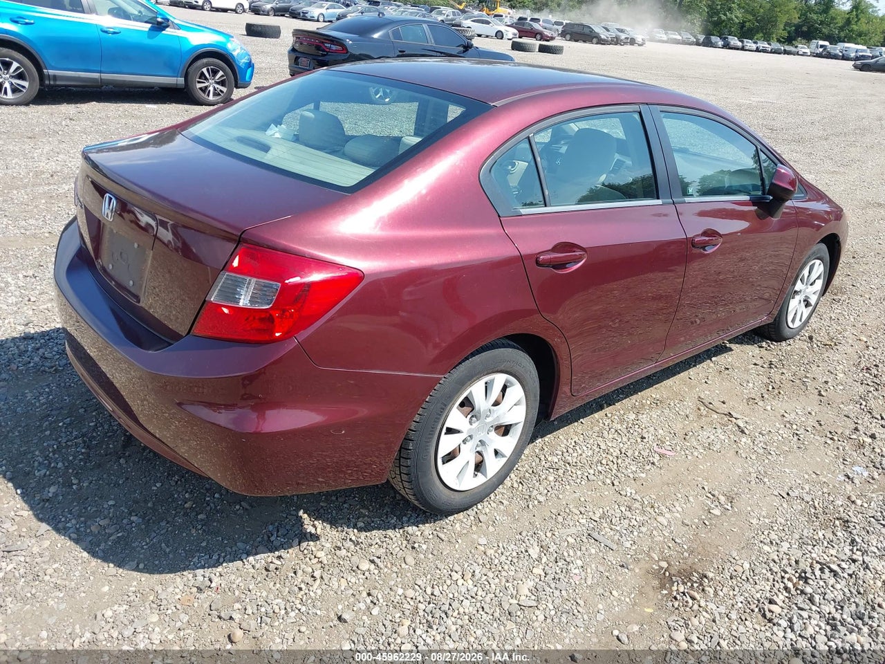 2012 HONDA CIVIC LX · 4/11