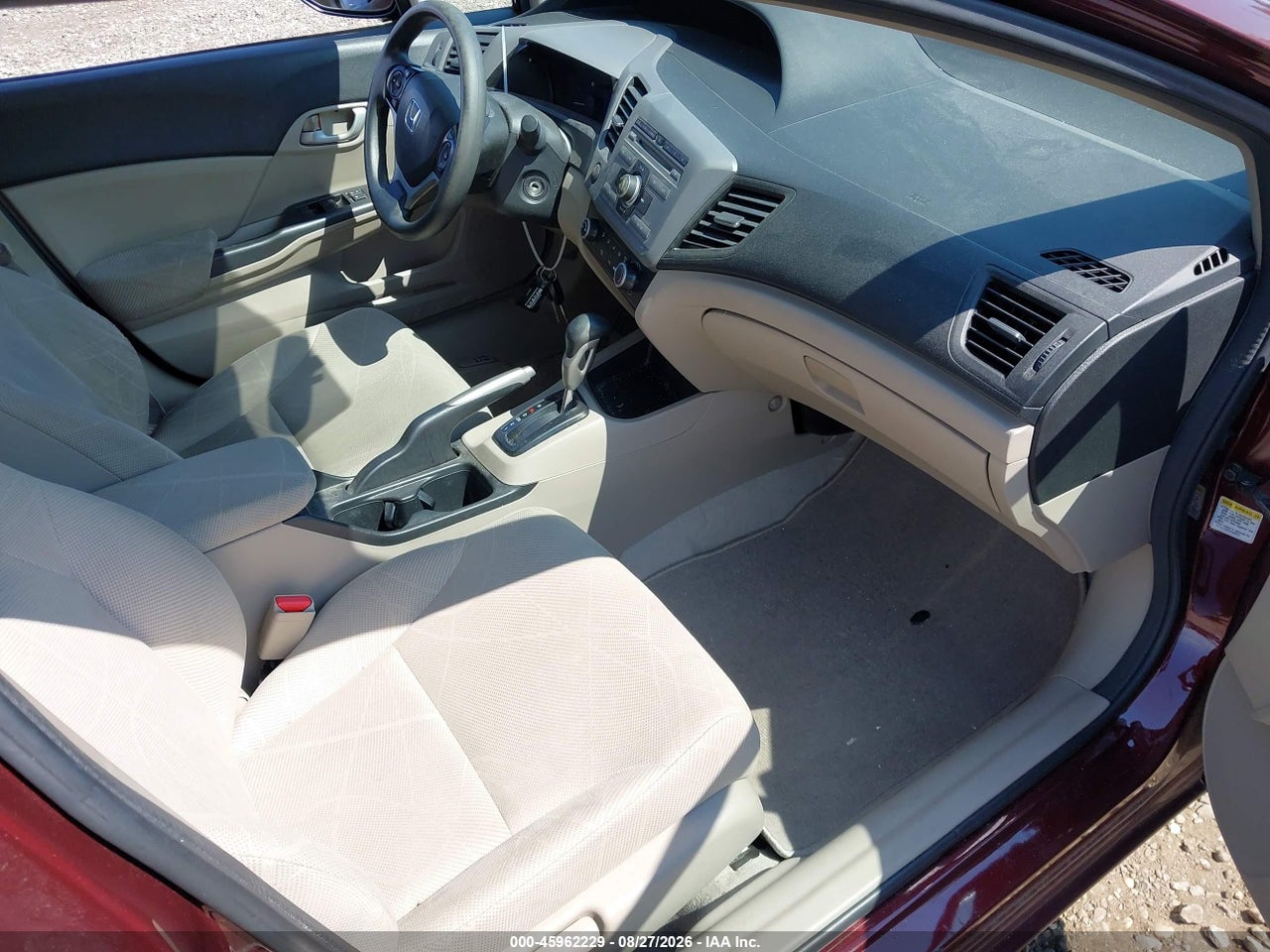 2012 HONDA CIVIC LX · 5/11