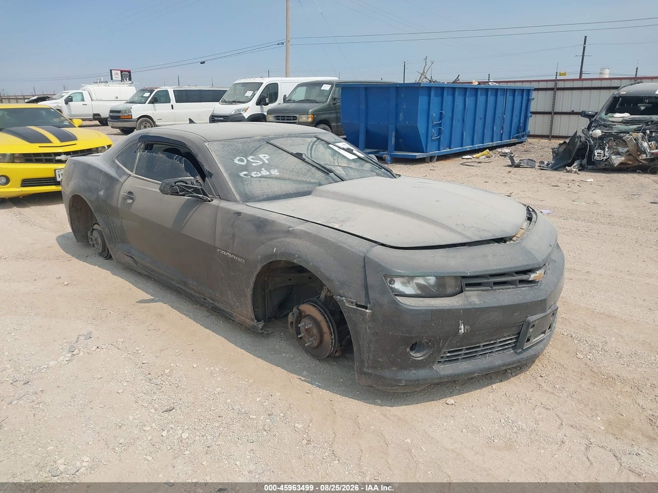 2G1FF1E38F9****** · 2015 CHEVROLET CAMARO 2LT