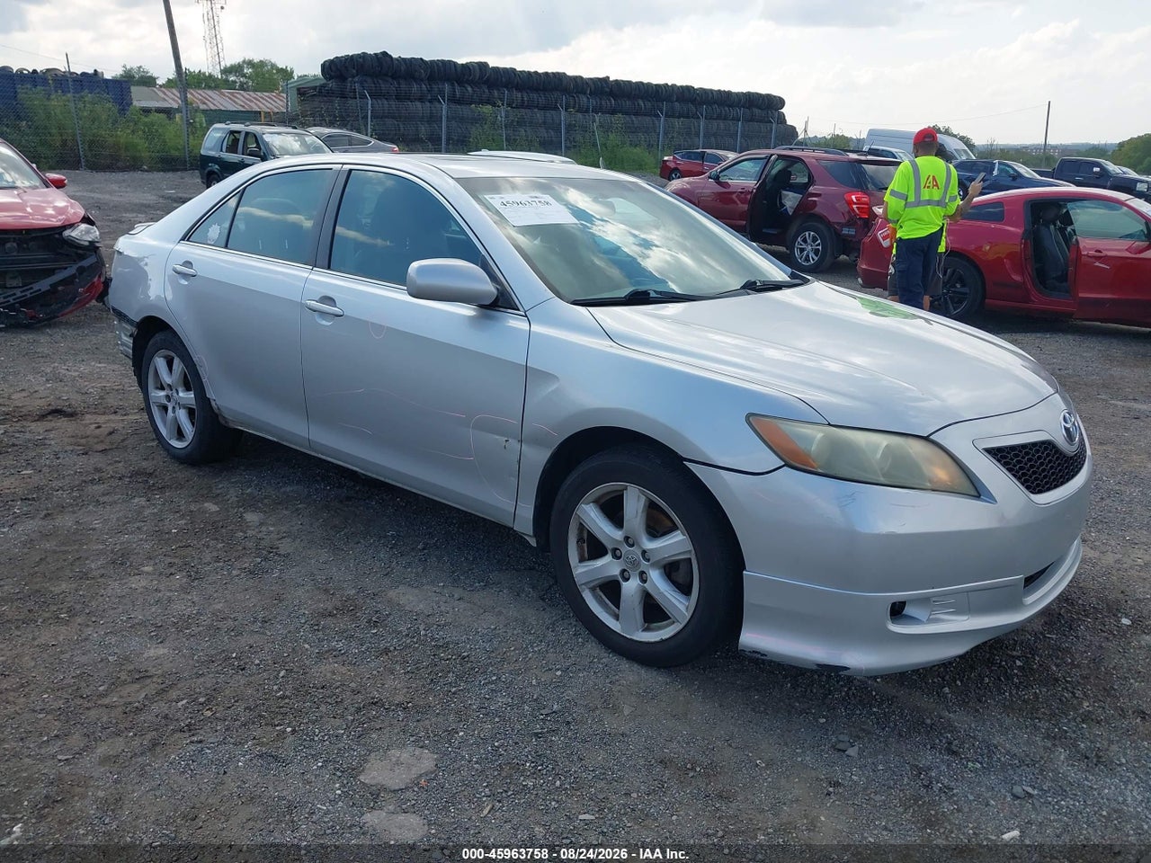 4T1BE46K87U****** · 2007 TOYOTA CAMRY SE