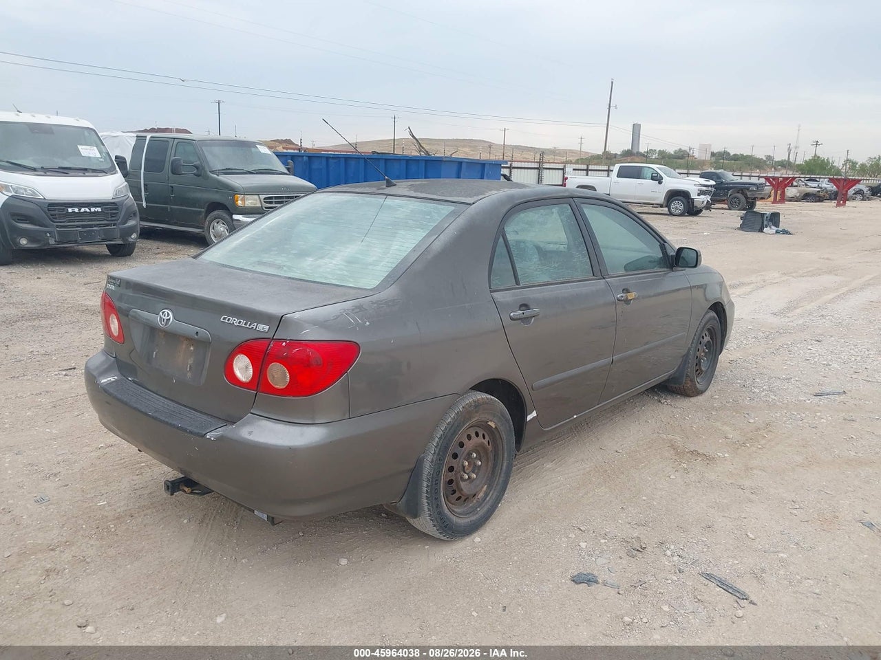 2008 TOYOTA COROLLA LE · 4/11