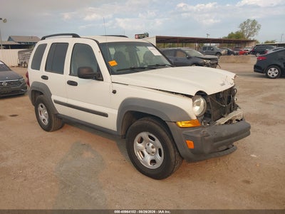 1J4GK48K97W****** · 2007 JEEP LIBERTY SPORT