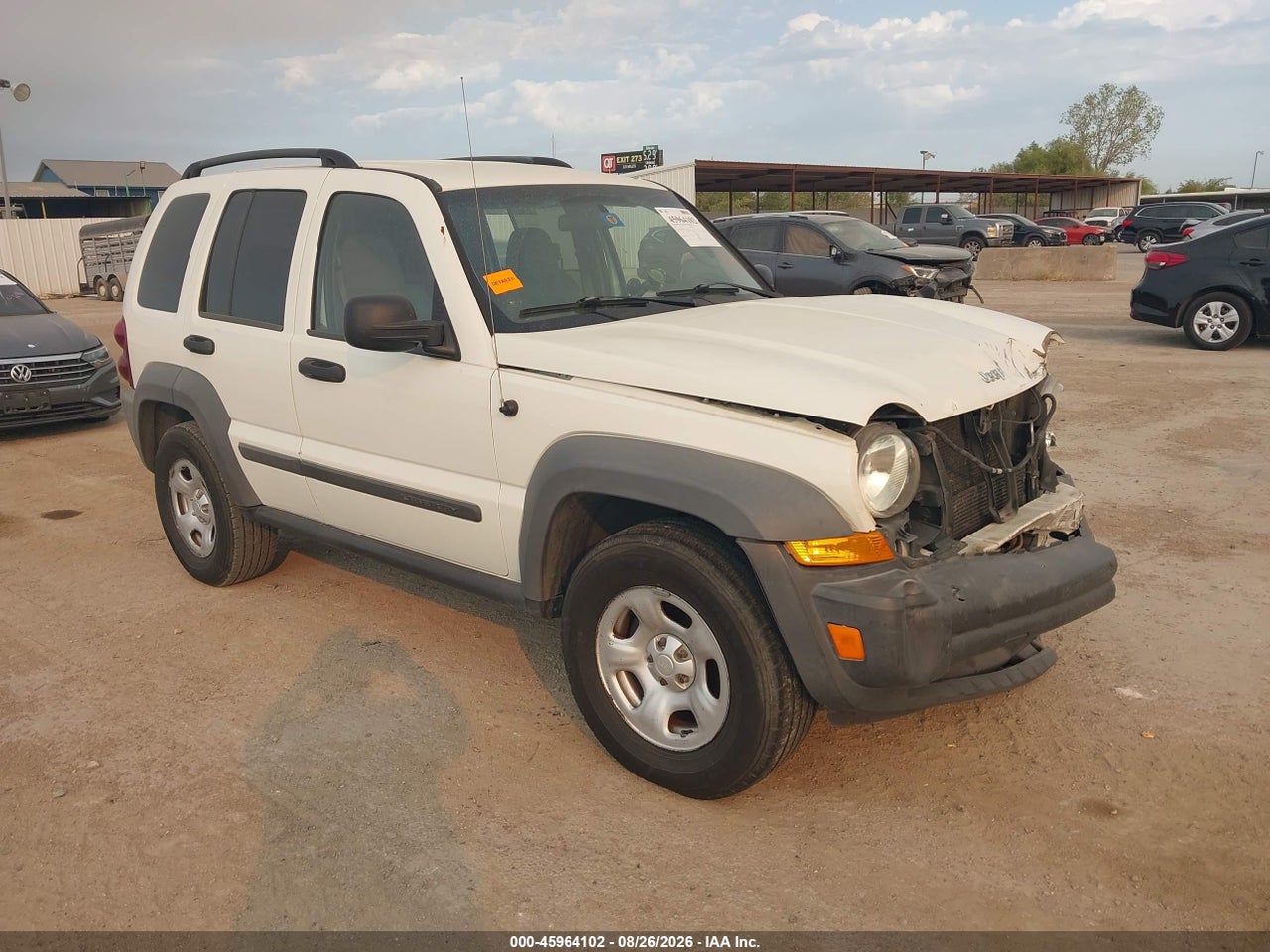 1J4GK48K97W****** · 2007 JEEP LIBERTY SPORT