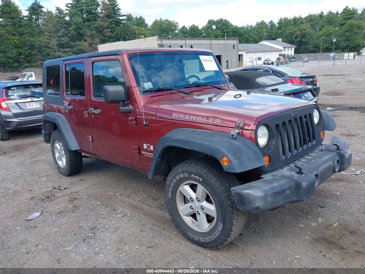 2008 JEEP WRANGLER UNLIMITED X